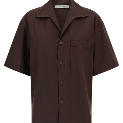 Entire Studios Brown Cotton Blouse