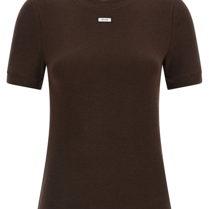 Entire Studios Brown Cotton T-Shirt