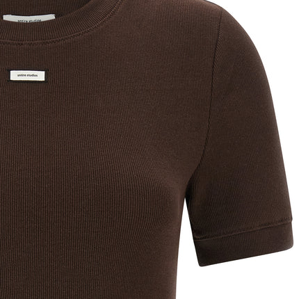 Entire Studios Brown Cotton T-Shirt
