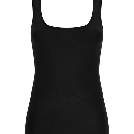 Entire Studios Black Viscose Sleeveles T-Shirt