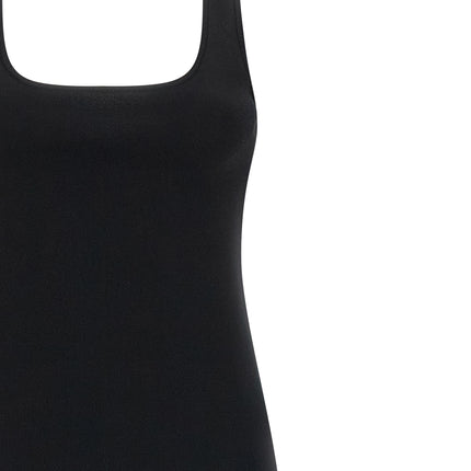 Entire Studios Black Viscose Midi Dress