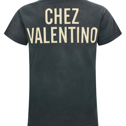 Valentino Garavani Gray Cotton T-Shirt