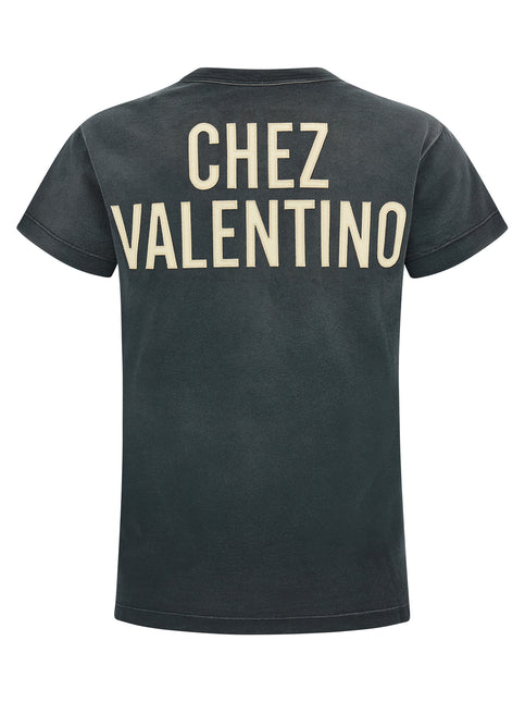 Valentino Garavani Gray Cotton T-Shirt