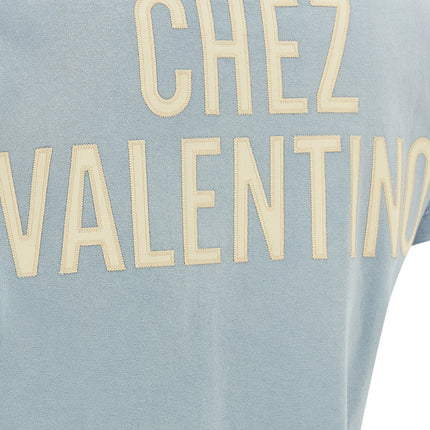 Valentino Garavani Blue Cotton T-Shirt