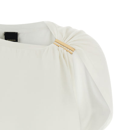 PINKO White Cotton T-Shirt