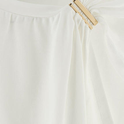 PINKO White Cotton T-Shirt