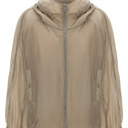 MooRER Beige Polyester Shell Jacket