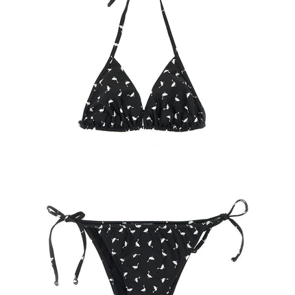 Moschino Bicolor Polyester Bikini