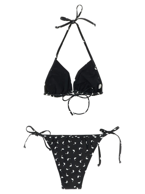 Moschino Bicolor Polyester Bikini