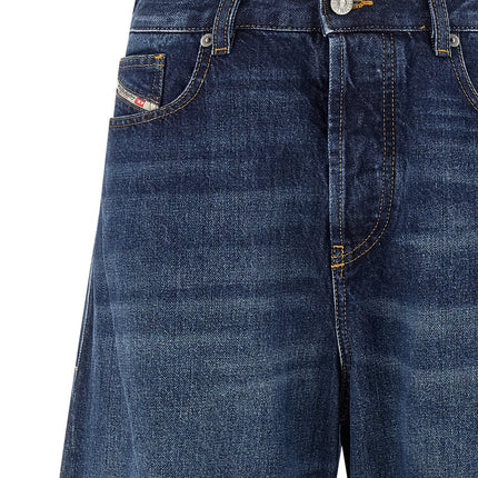 Diesel Blue Cotton Jeans Denim