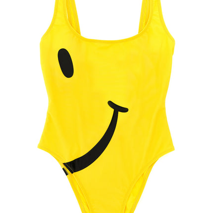 Moschino Bicolor Polyamide One-Piece Swimsuit