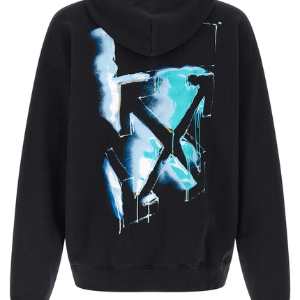 Off-White Black Cotton Sweatshirt
