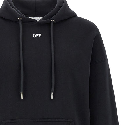 Off-White Black Cotton Sweatshirt