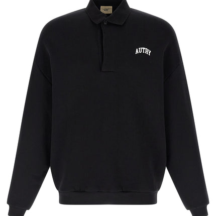 Autry Black Cotton Sweatshirt