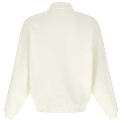 Autry White Cotton Sweatshirt