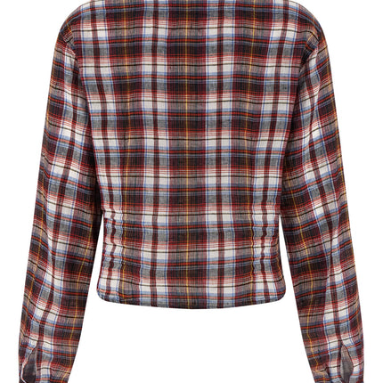 Dsquared² Multicolor Linen Blouse