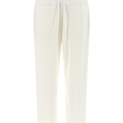 Brunello Cucinelli White Cotton Joggers (Workout Pants)