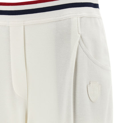 Brunello Cucinelli White Cotton Joggers (Workout Pants)