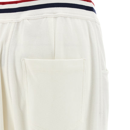 Brunello Cucinelli White Cotton Joggers (Workout Pants)