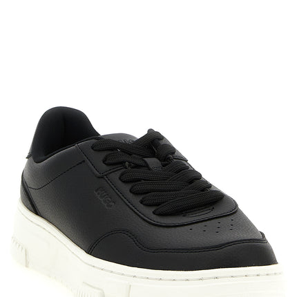 Hugo Boss Black Polyester Low Top Sneakers