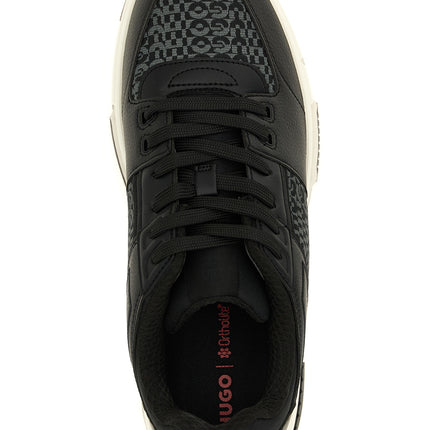 Hugo Boss Black Polyester Low Top Sneakers