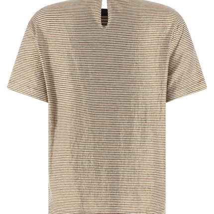 Brunello Cucinelli Multicolor Linen T-Shirt
