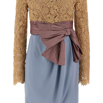 Valentino Garavani Multicolor Cotton Short Dress