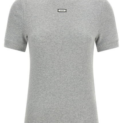 Entire Studios Gray Cotton T-Shirt