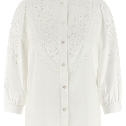 Valentino Garavani White Cotton Blouse