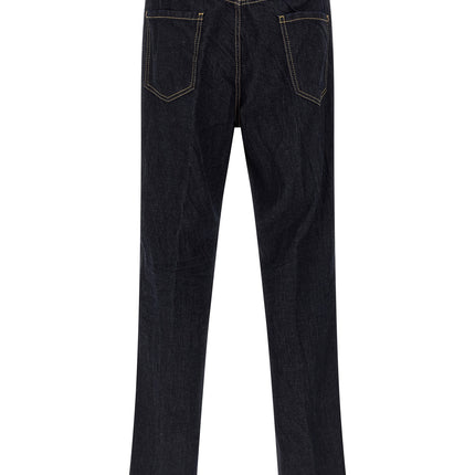 Dsquared² Blue Cotton Straight-Leg Jeans