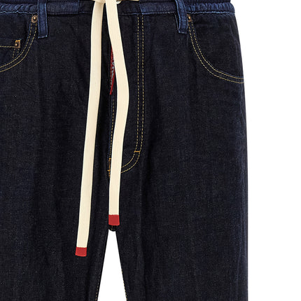 Dsquared² Blue Cotton Straight-Leg Jeans