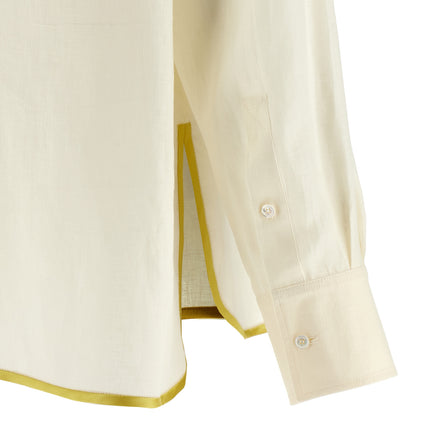 Valentino Garavani Beige Linen Blouse