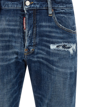 Dsquared² Blue Cotton Jeans Denim