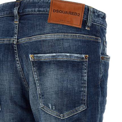 Dsquared² Blue Cotton Jeans Denim