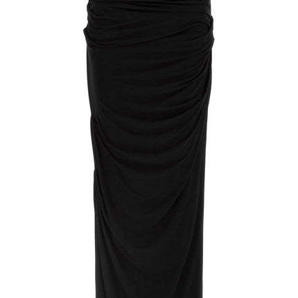 Entire Studios Black Viscose Mini Skirt