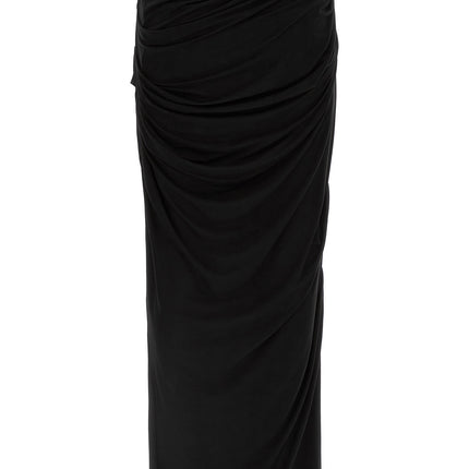 Entire Studios Black Viscose Mini Skirt