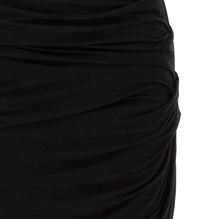 Entire Studios Black Viscose Mini Skirt