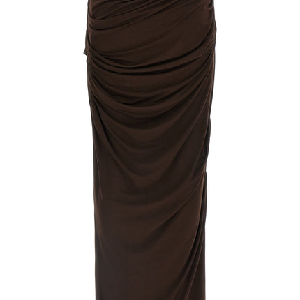 Entire Studios Brown Viscose Mini Skirt