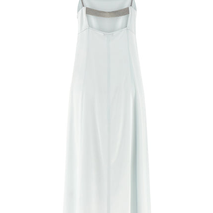 Peserico Blue Viscose Long Dress