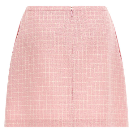 Versace Multicolor Virgin Wool Long Skirt