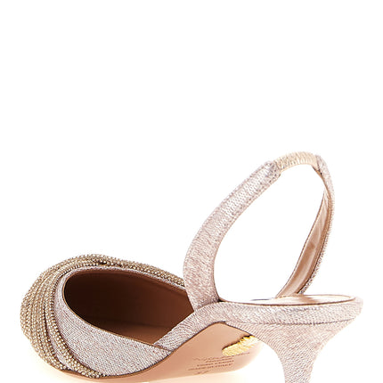 Aquazzura Multicolor Textile Mid Heel Pumps