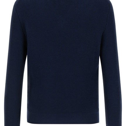 Ballantyne Blue Cotton Cardigan