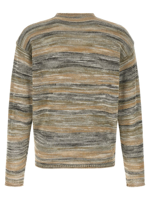 Roberto Collina Gray Linen Cardigan