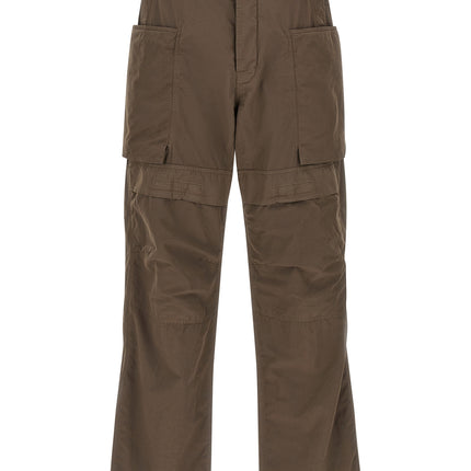 DRKSHDW Brown Cotton Cargo Pants
