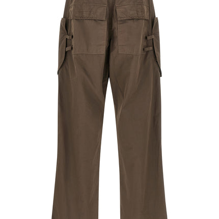 DRKSHDW Brown Cotton Cargo Pants