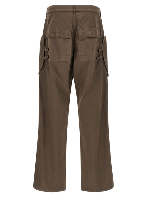 DRKSHDW Brown Cotton Cargo Pants