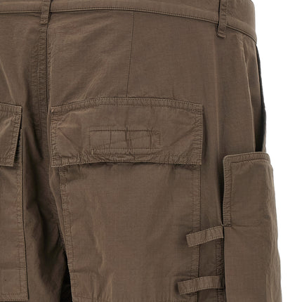 DRKSHDW Brown Cotton Cargo Pants