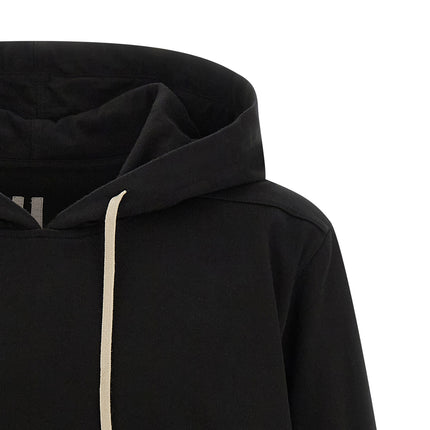 Rick Owens Black Cotton Sweatshirt