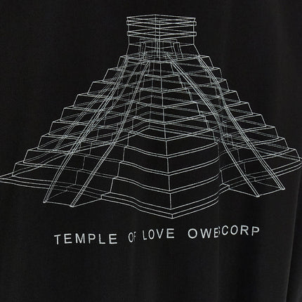 Rick Owens Black Cotton Sweatshirt