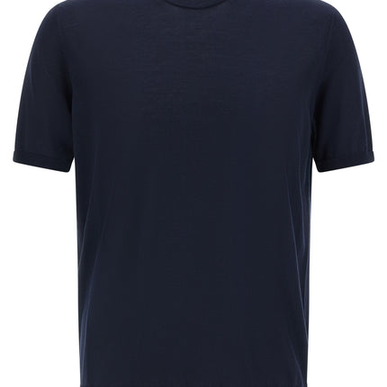 Roberto Collina Blue Cotton Cardigan